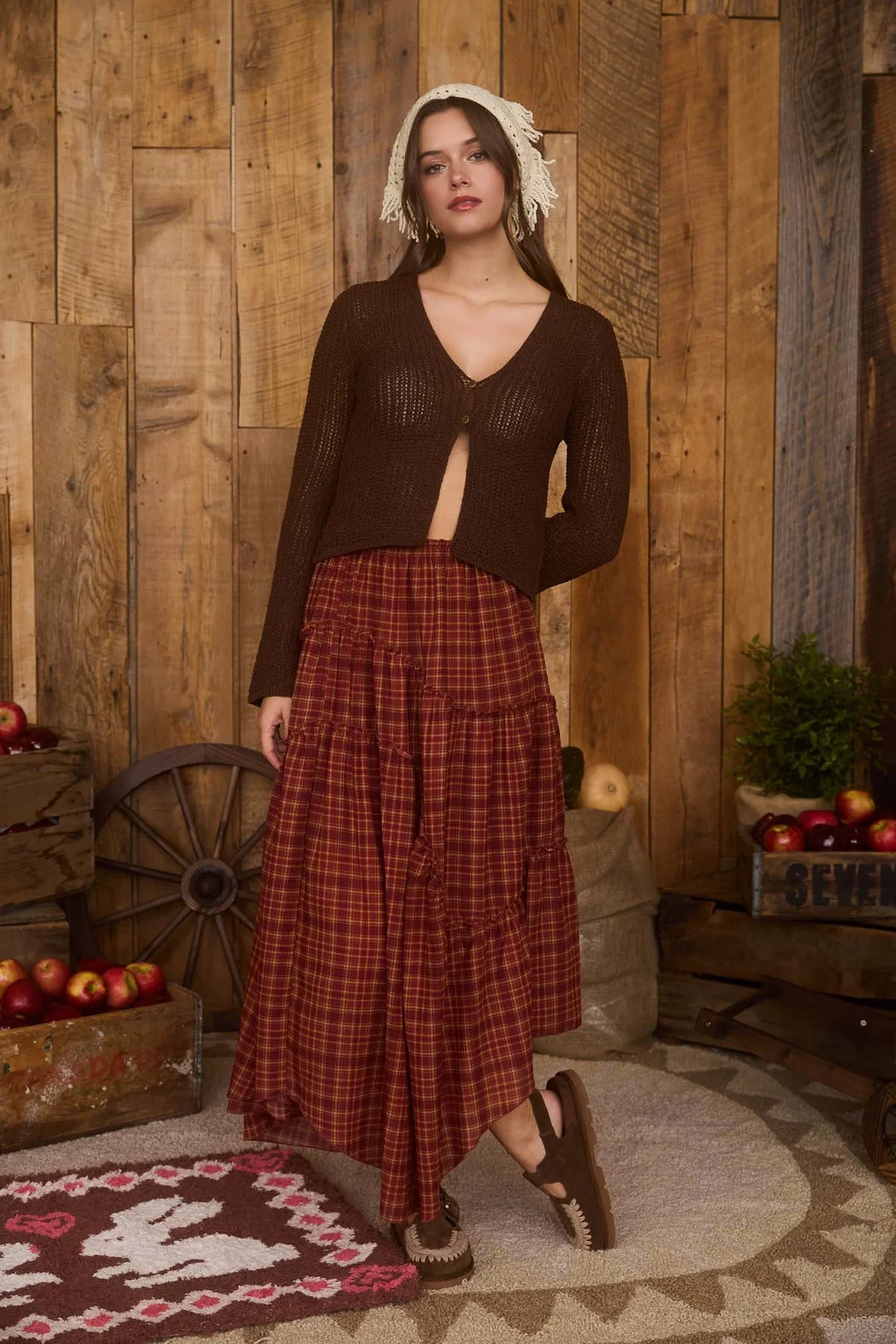 Handkerchief Midi Skirt