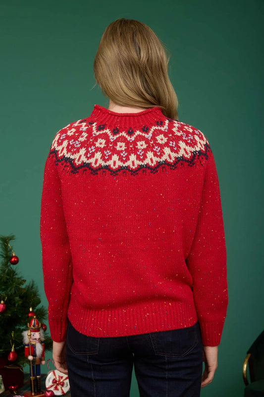 Fair Isle Lurex Sweater