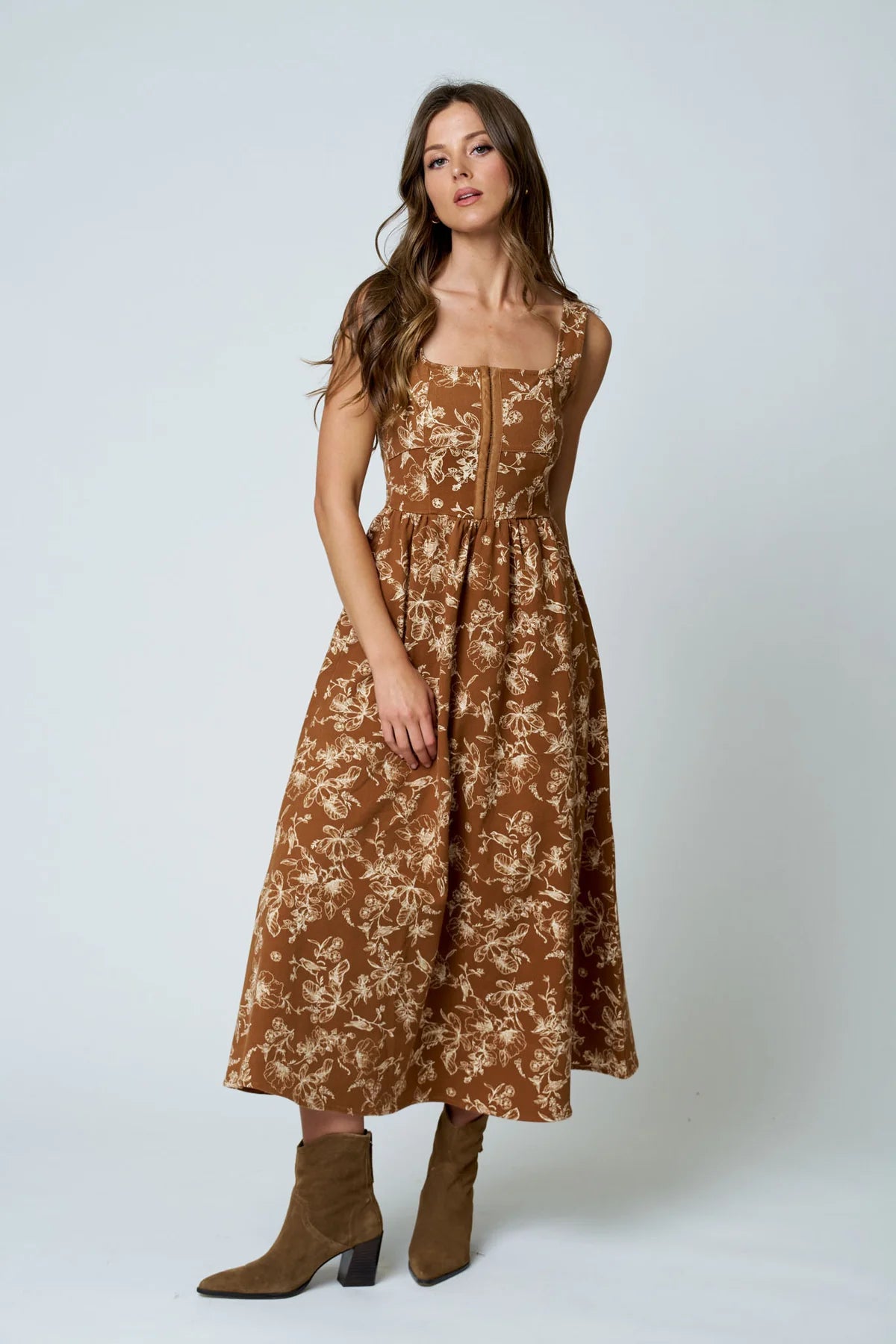 Front Hook Corset Dress