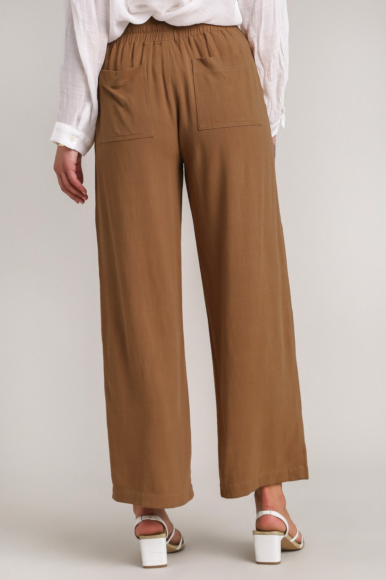 Wide Ankle Camel Pants