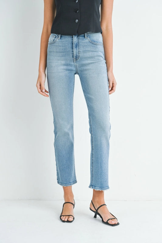 Soft Stretch Straight Cut Jeans