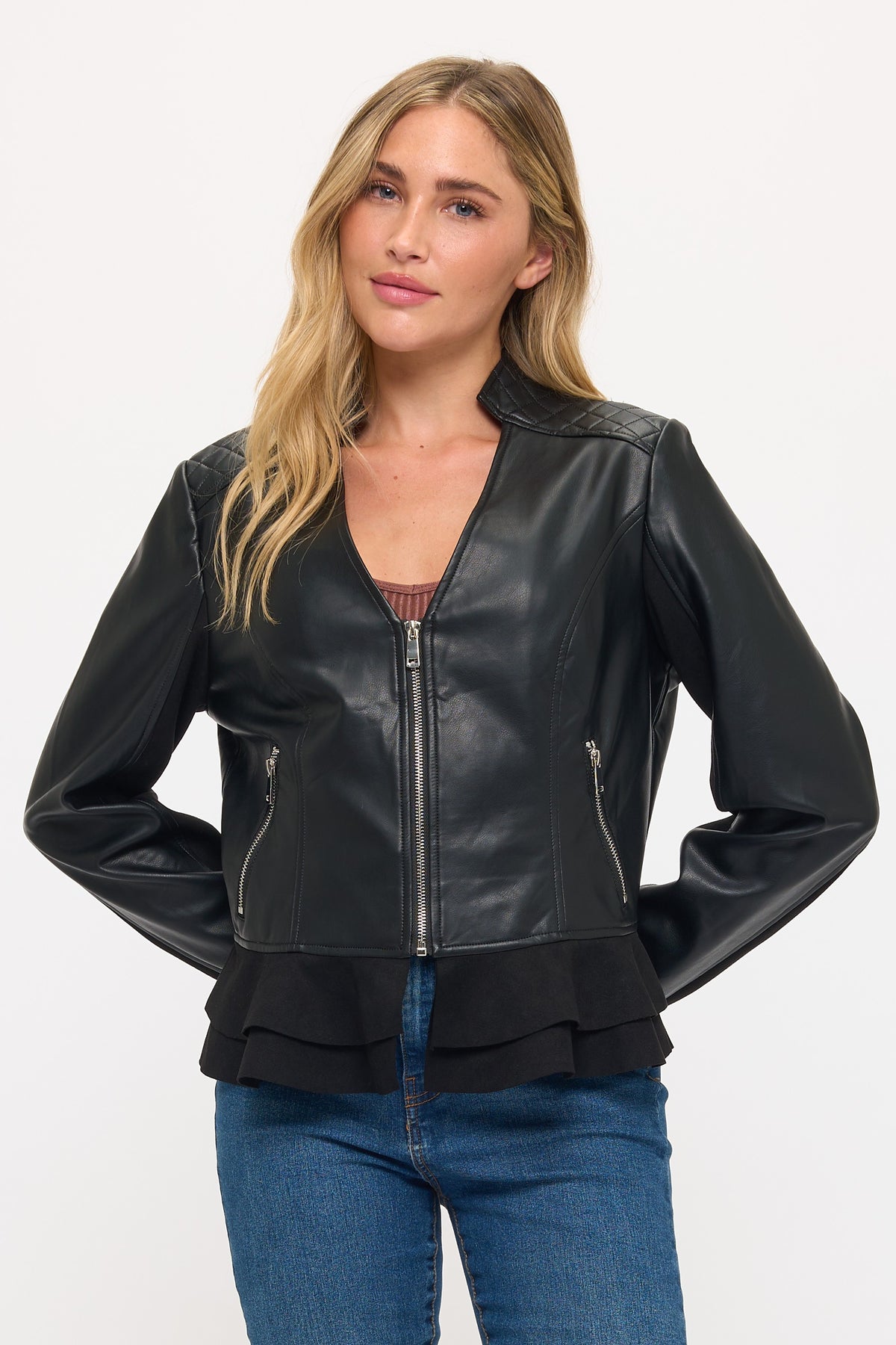 Peplum Contour Jacket
