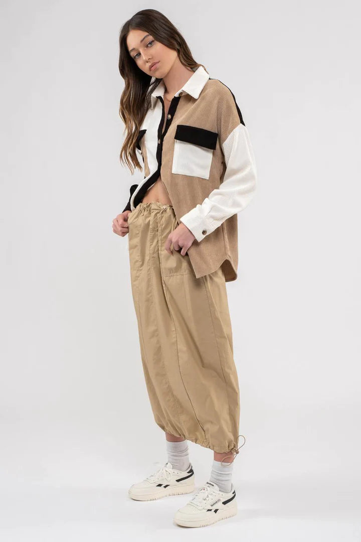 Drop Shoulder Shacket