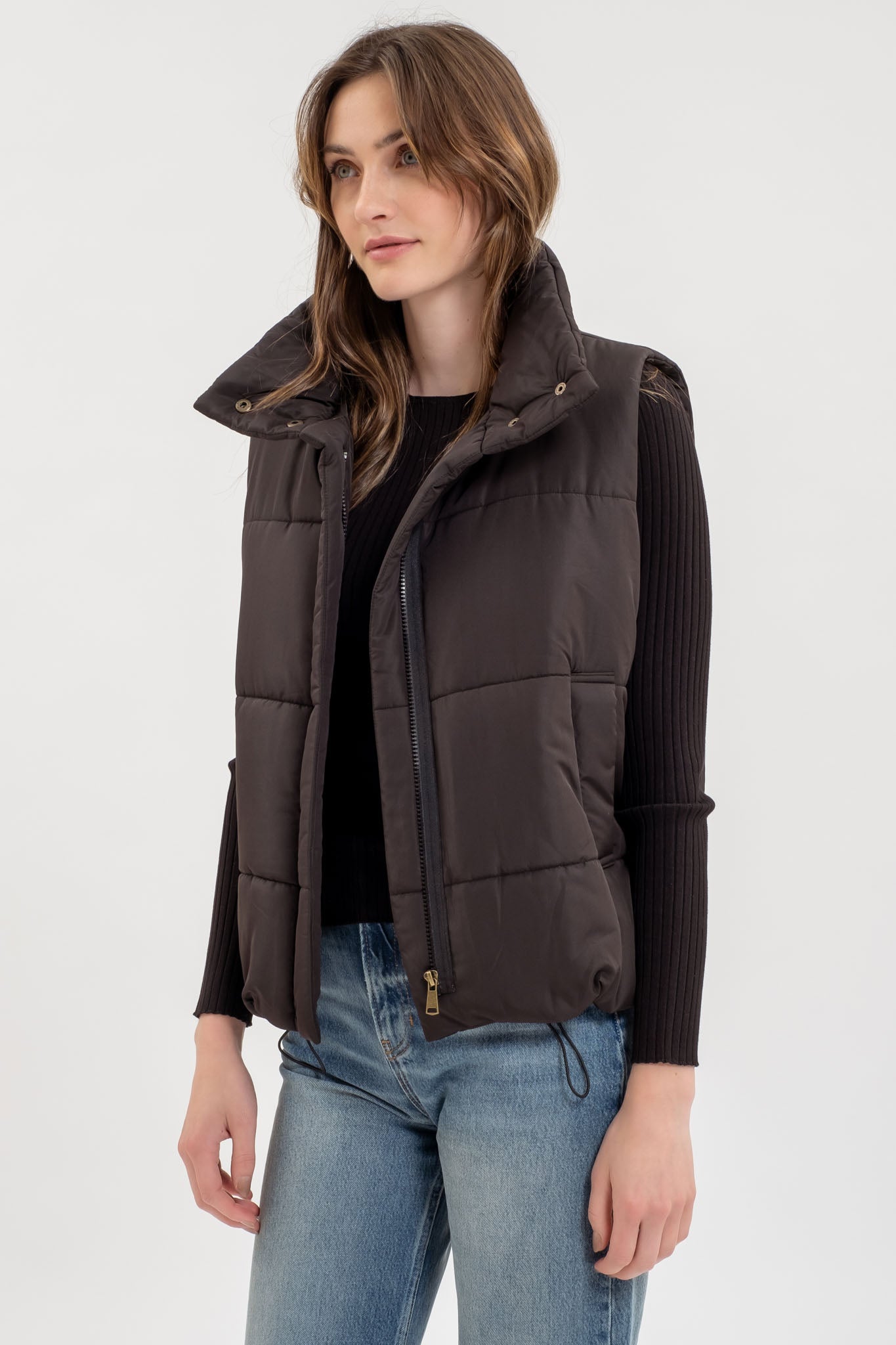 Black Puffer Vest