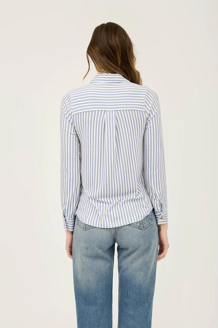 Striped Button Down Top