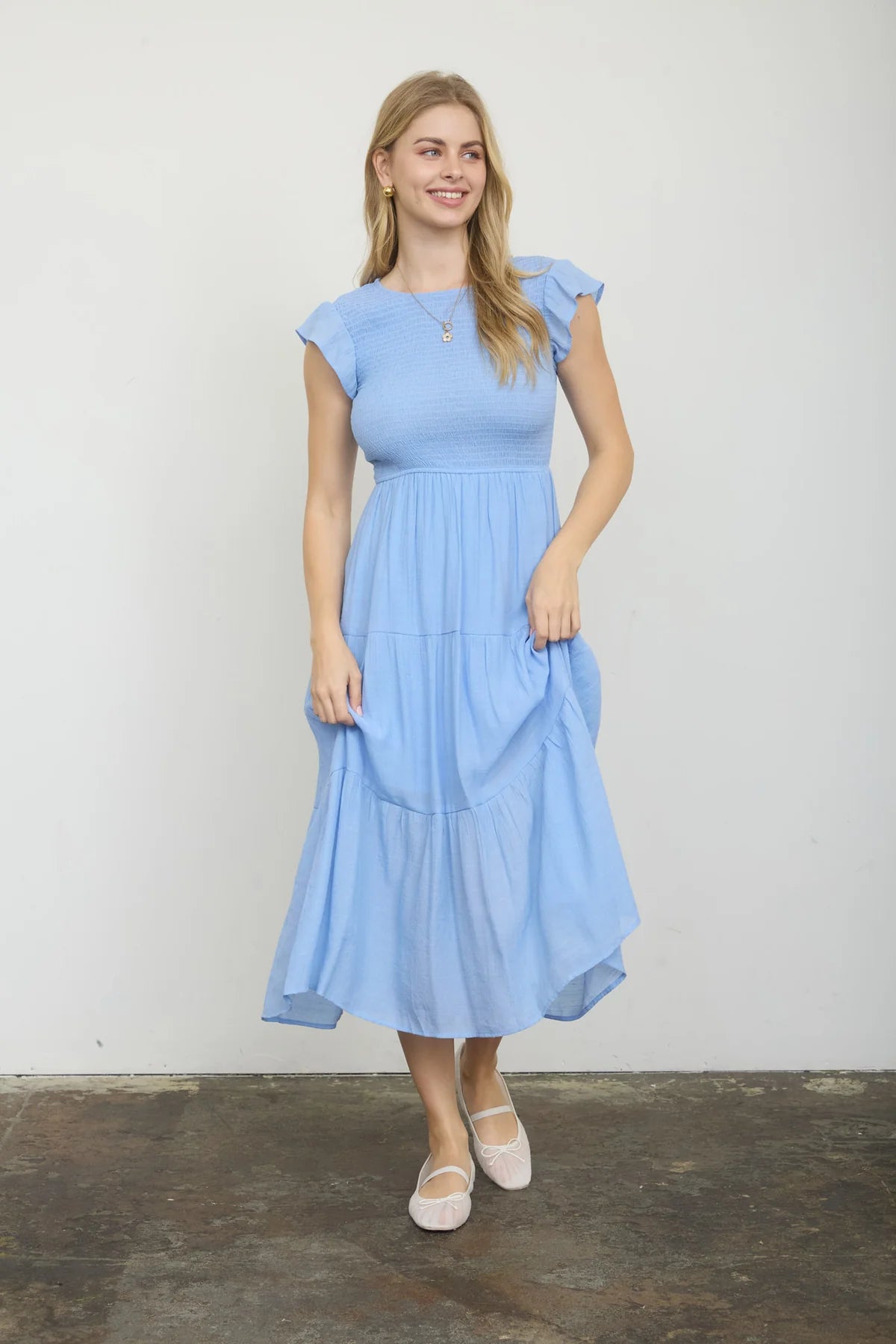 Tiered Smocked Dress