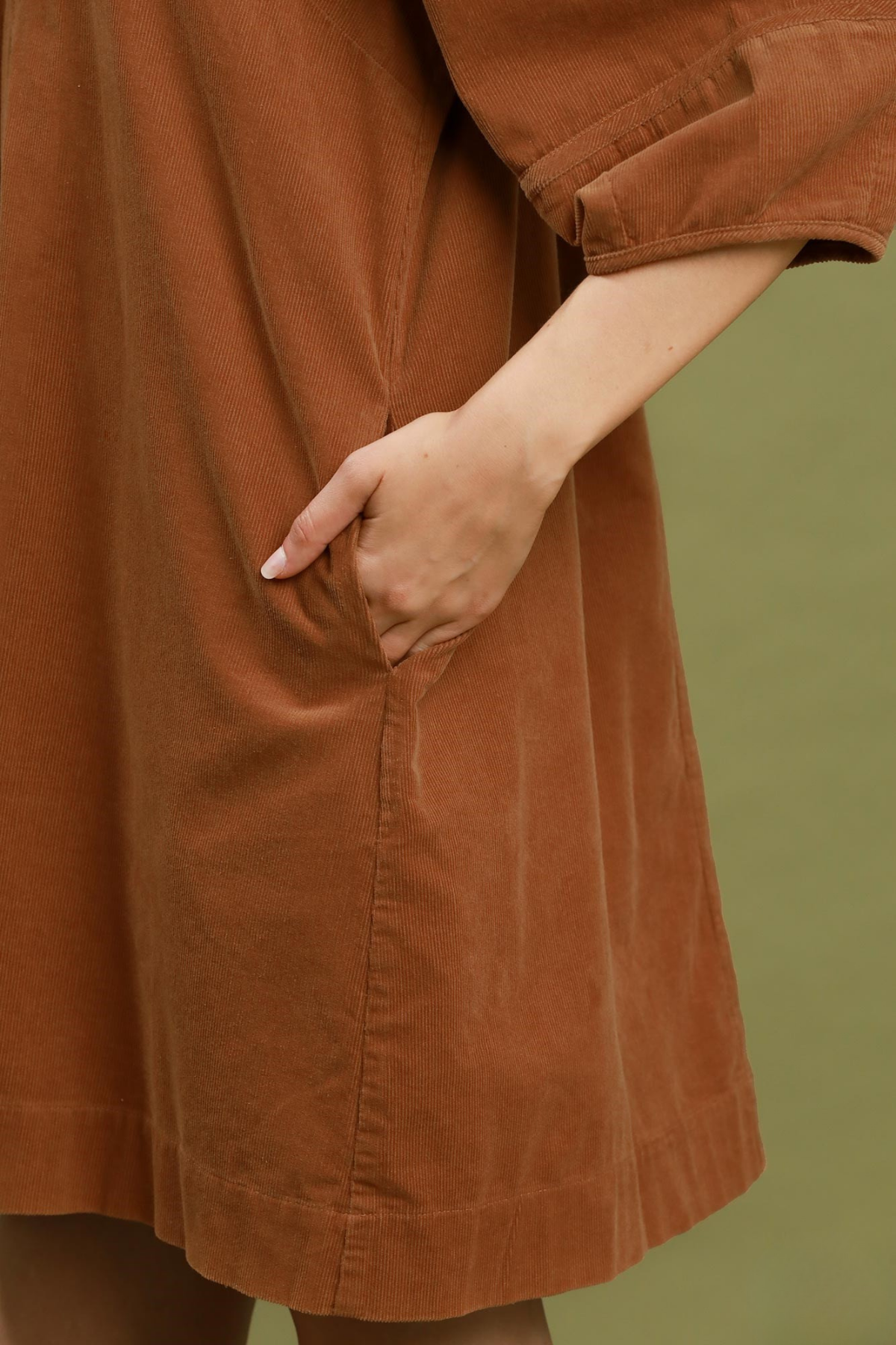 Corduroy Shirt Dress