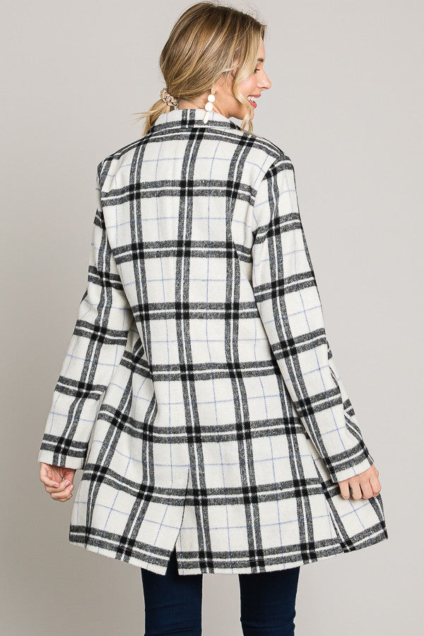 Plaid Oversized Coat