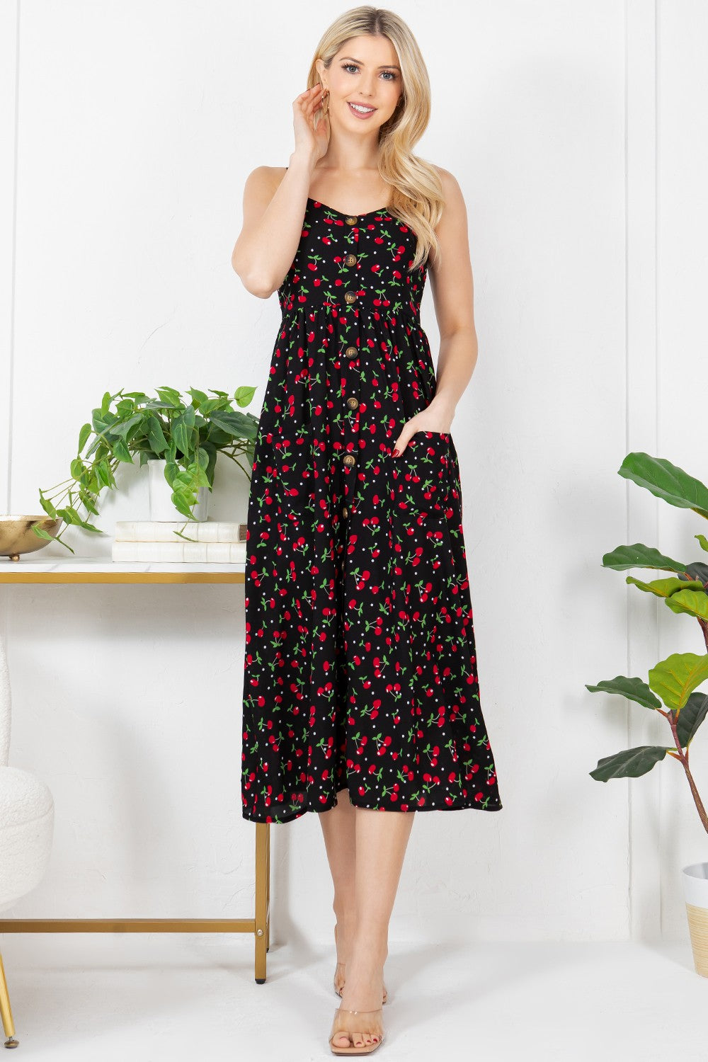 Cherry Cami Dress – Emilie-Bs
