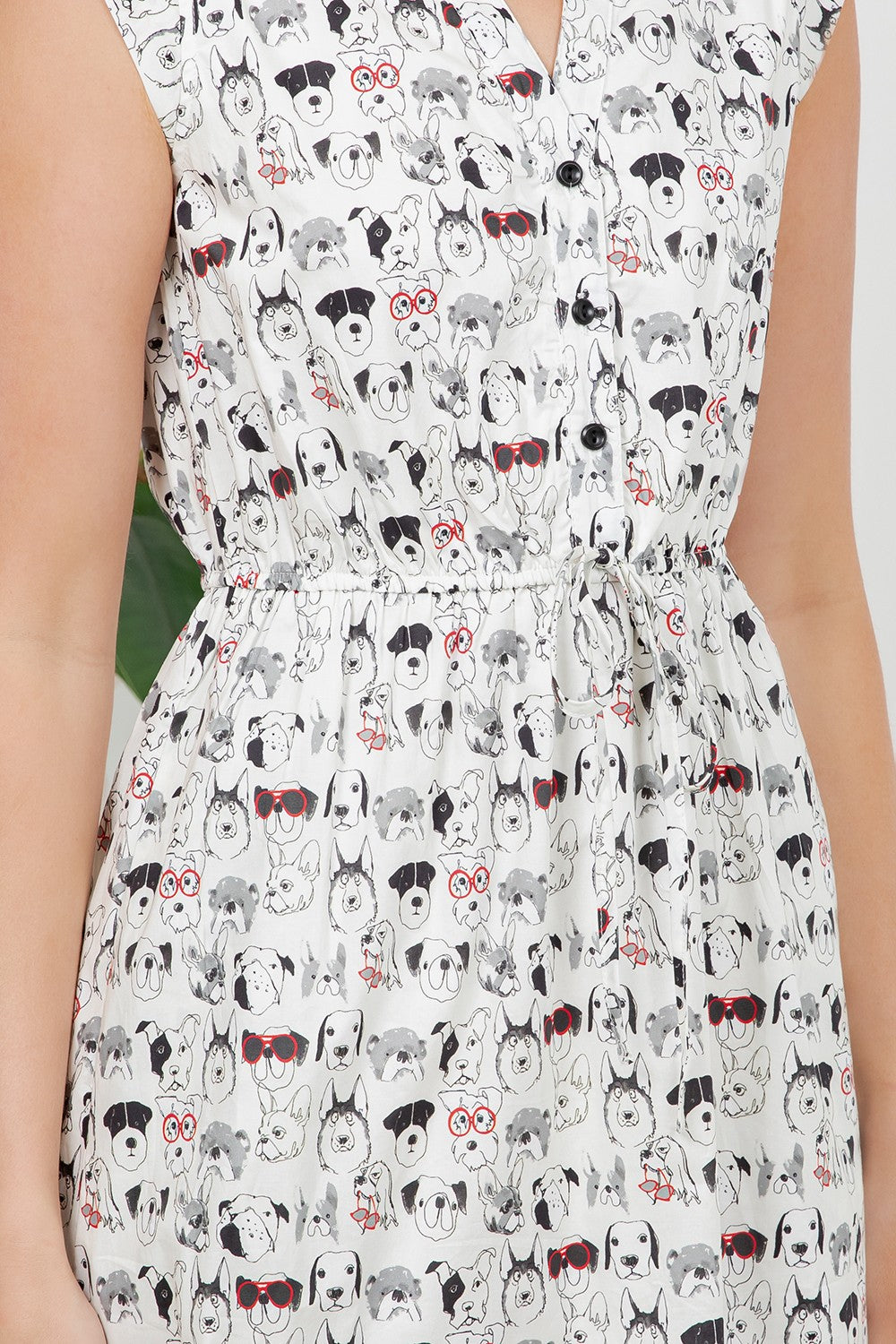 Dog Faces Mini Dress