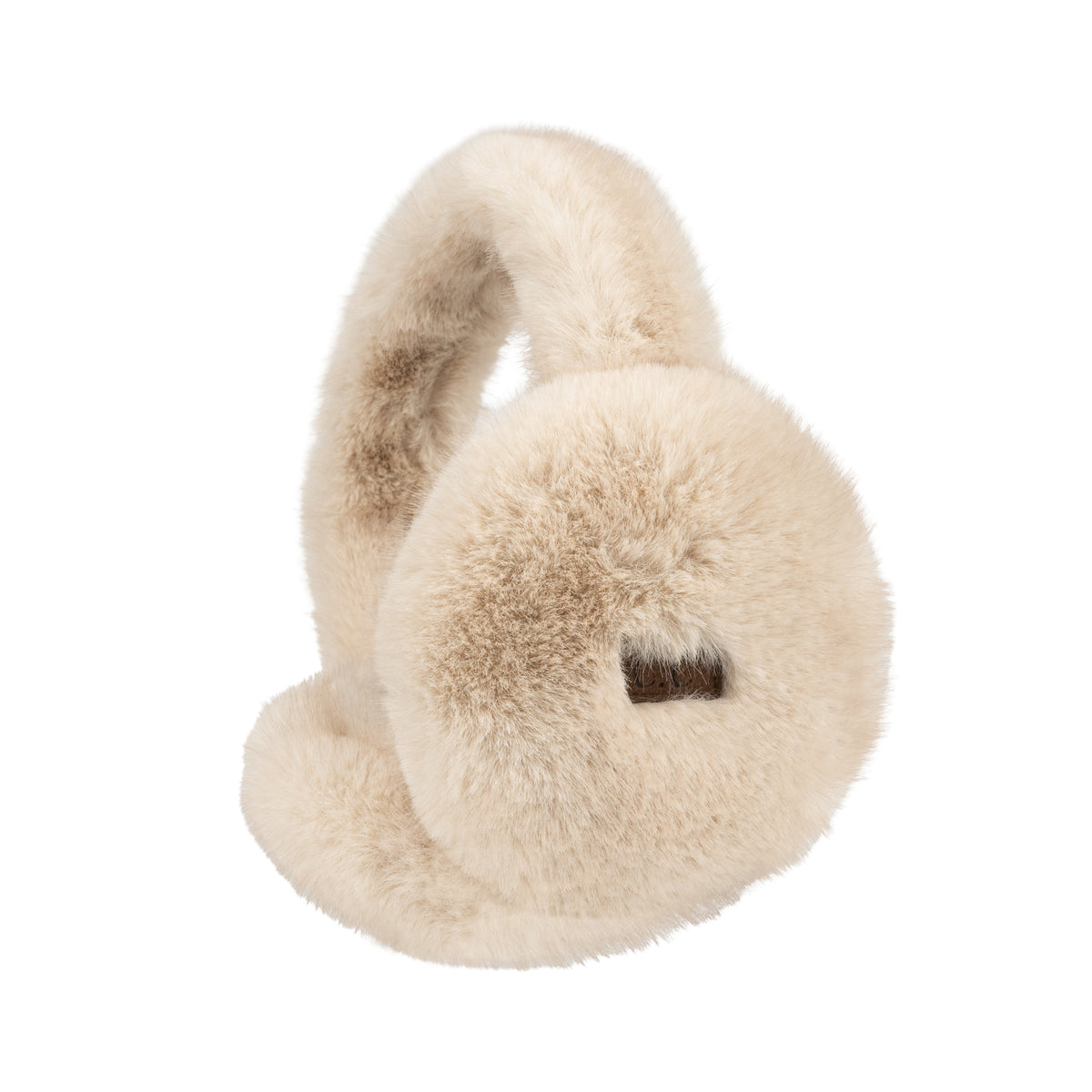 Faux Fur Earmuffs - Beige