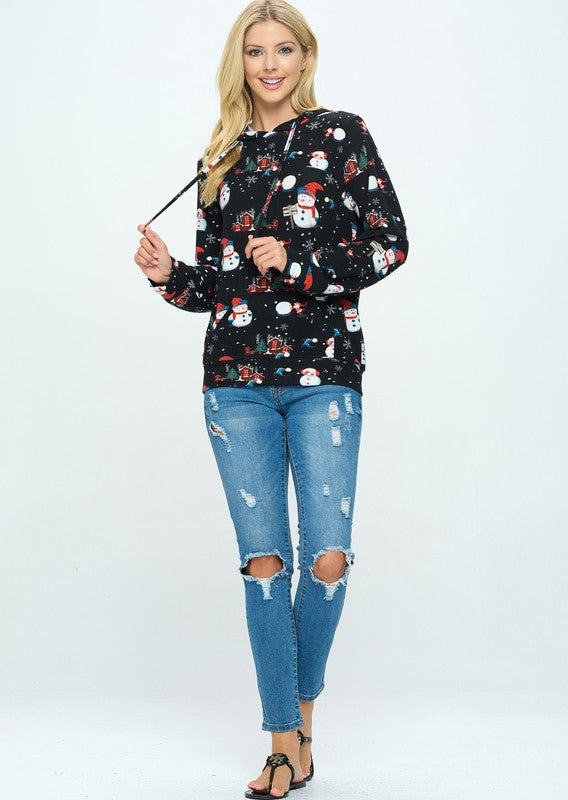 Snowman Holiday Hoodie