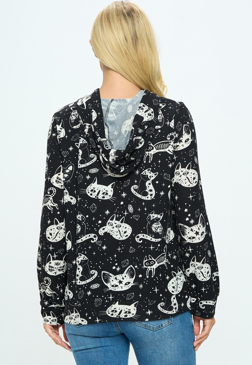 Black Crystal Cats Hoodie