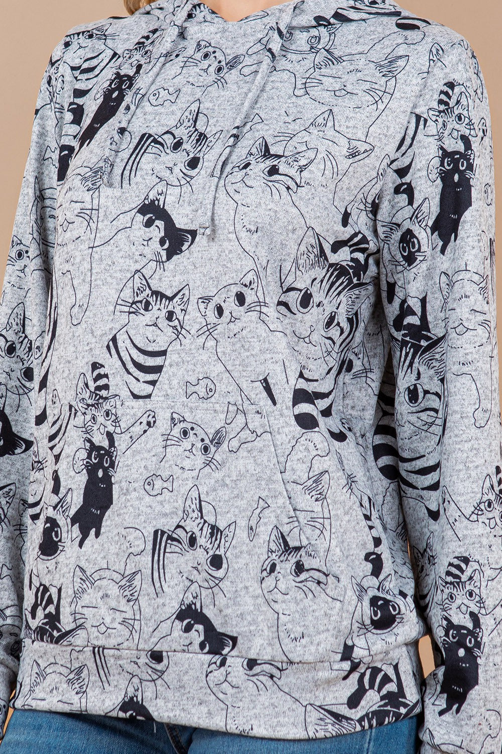 Playful Cat Hoodie