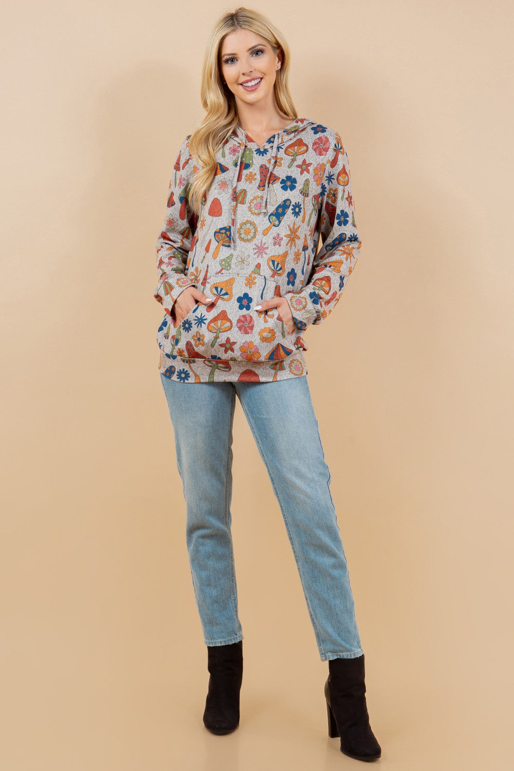 Retro Mushroom Hoodie