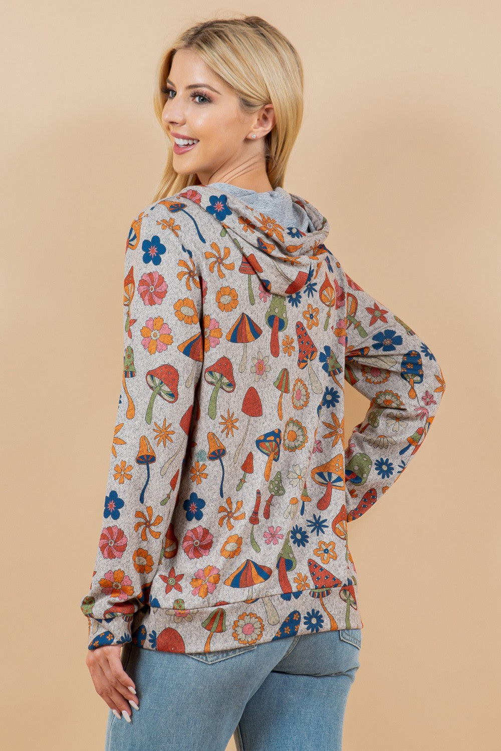 Retro Mushroom Hoodie