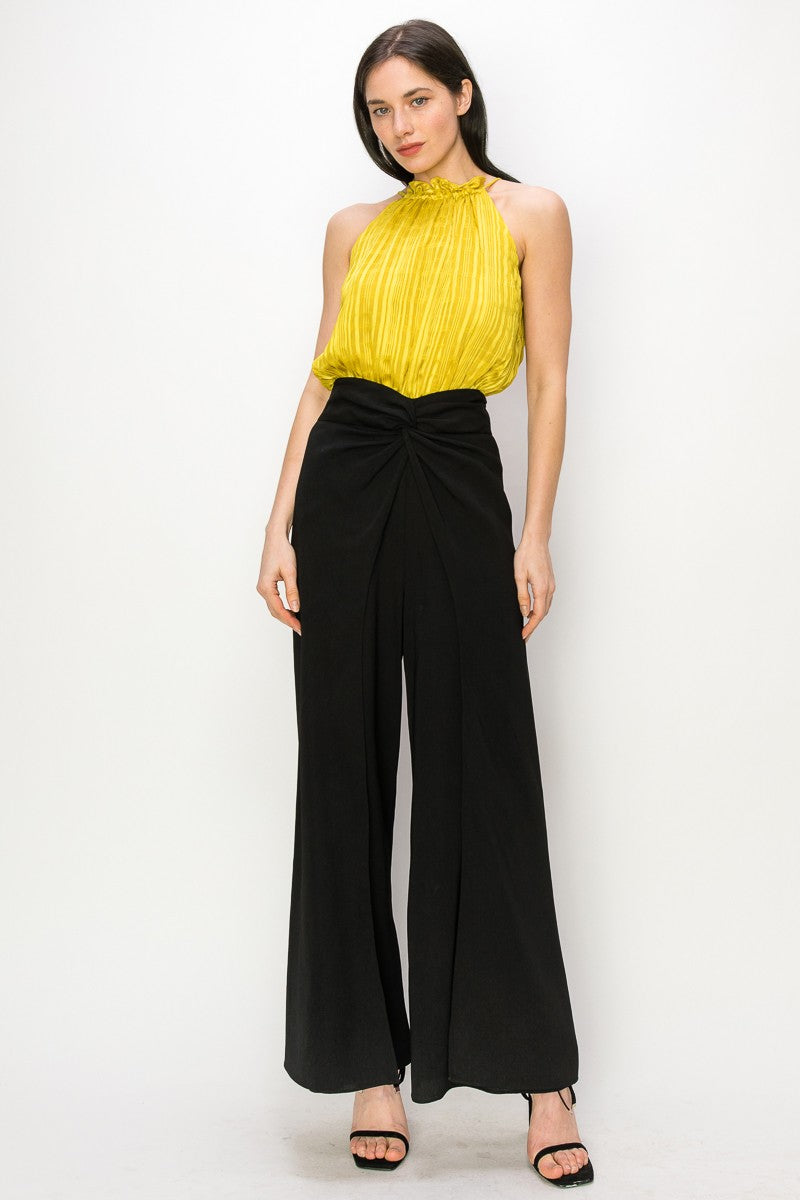 High Waist Knot Design Pants