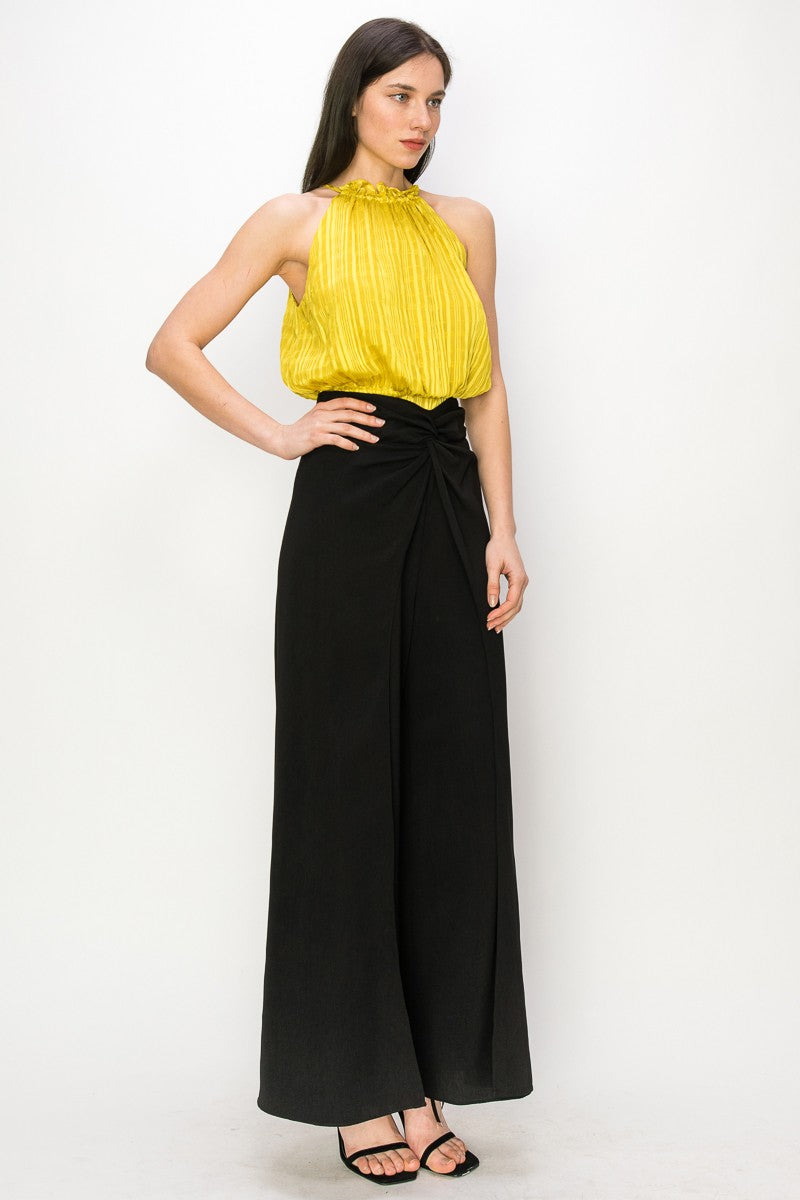 High Waist Knot Design Pants
