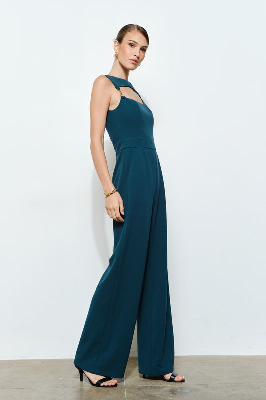 Asymmetrical Cutout Jumpsuit