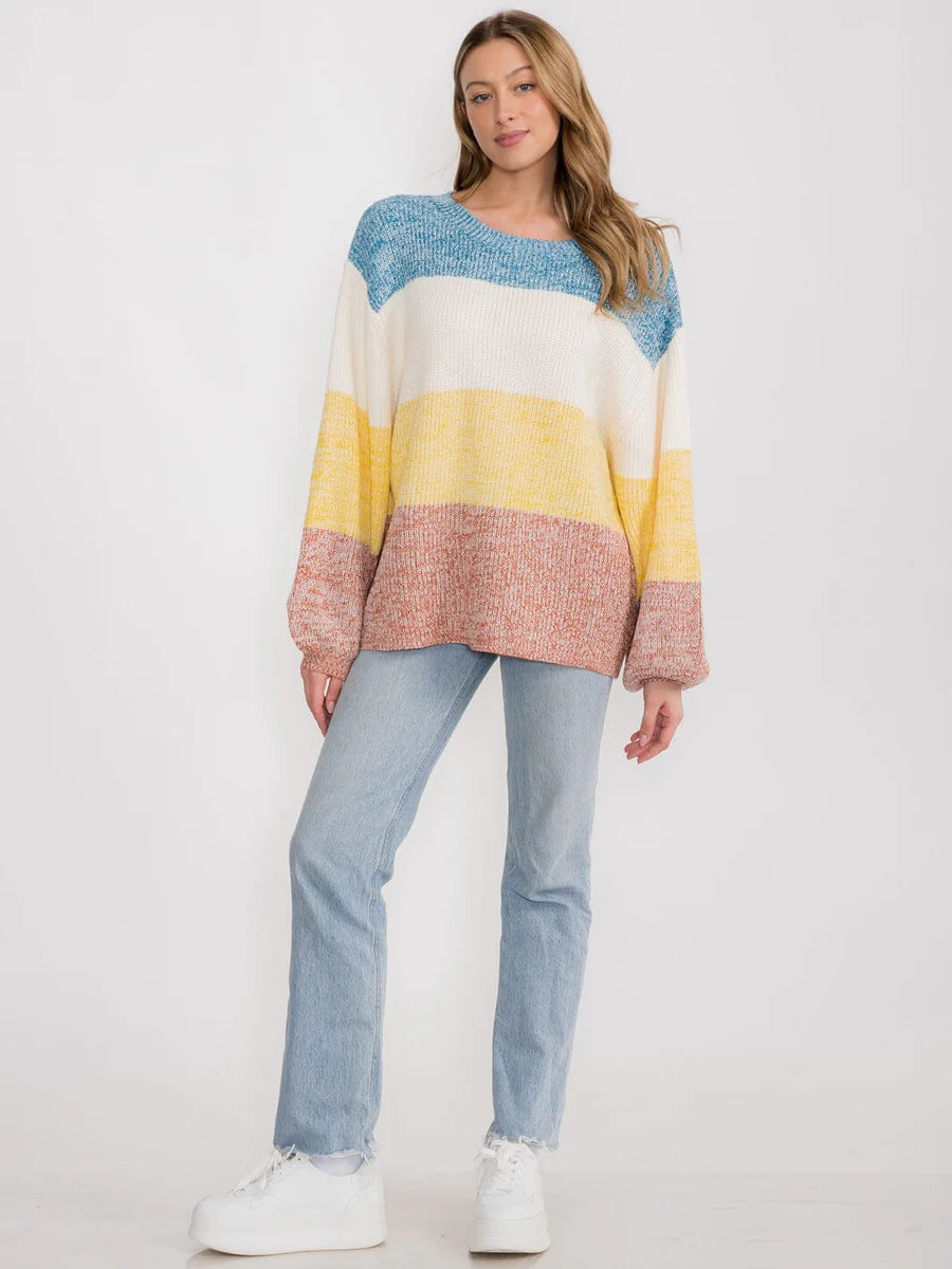 Bright Striped Sweater