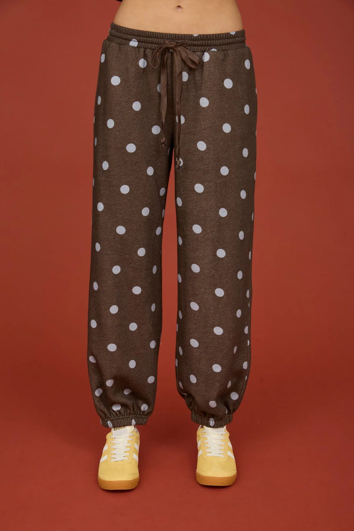 Polka Dot Jogger Pants
