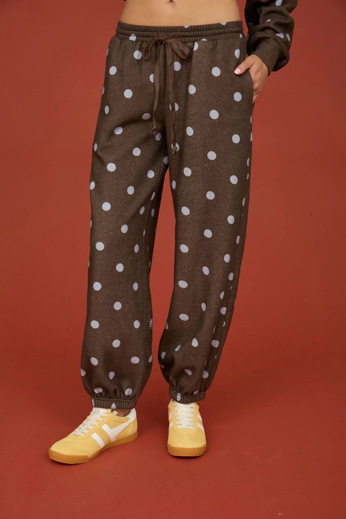 Polka Dot Jogger Pants