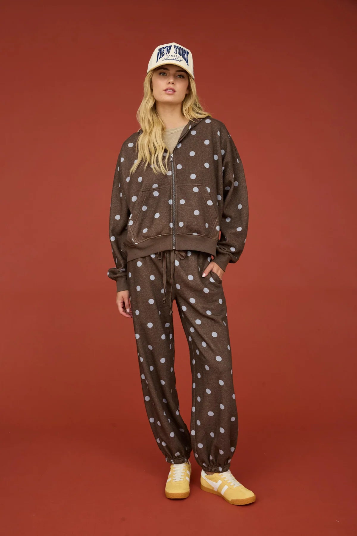 Polka Dot Jogger Pants