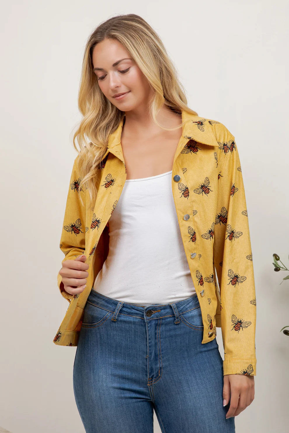 Bee Print Jacket