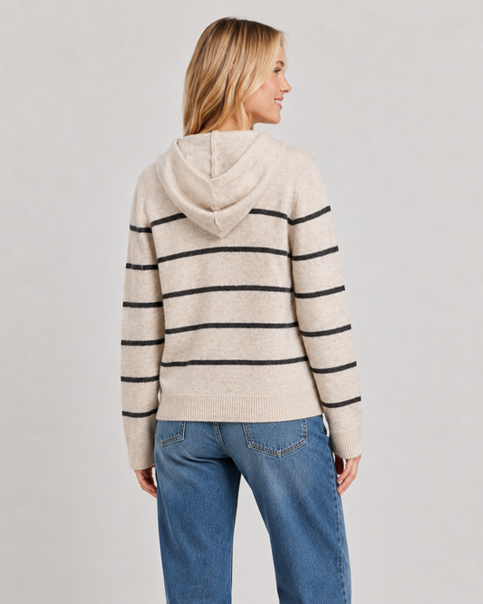 Zip Stripe Sweater