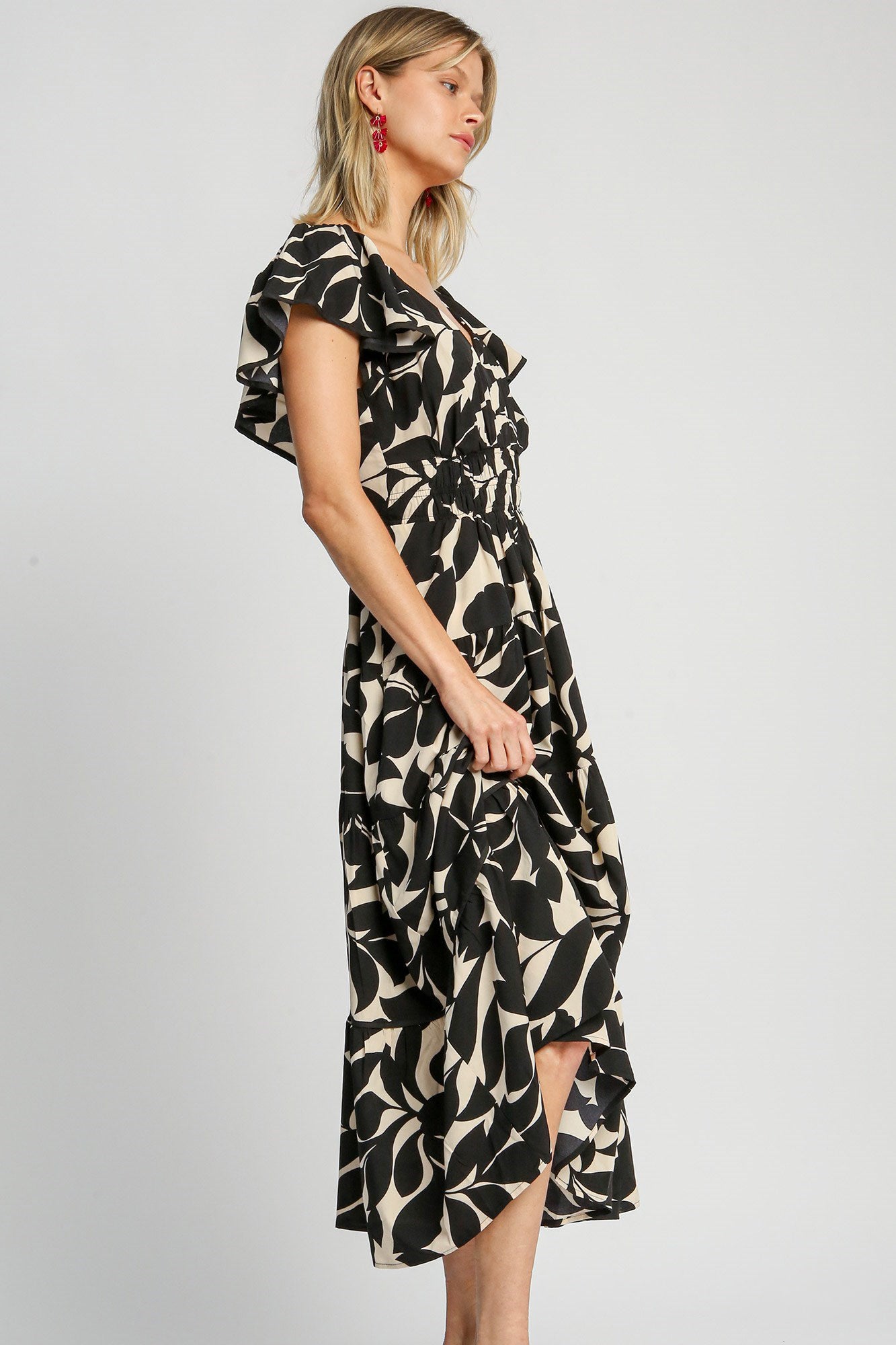 Two Tone Smocked Dress