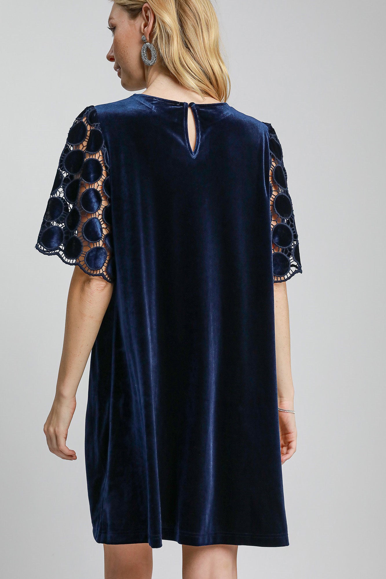 Velvet Shirt Dress