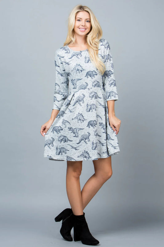 Dino Sweater Dress