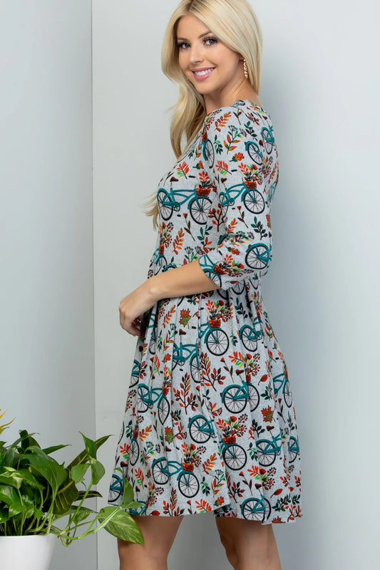 Bicycle Sweater Dress