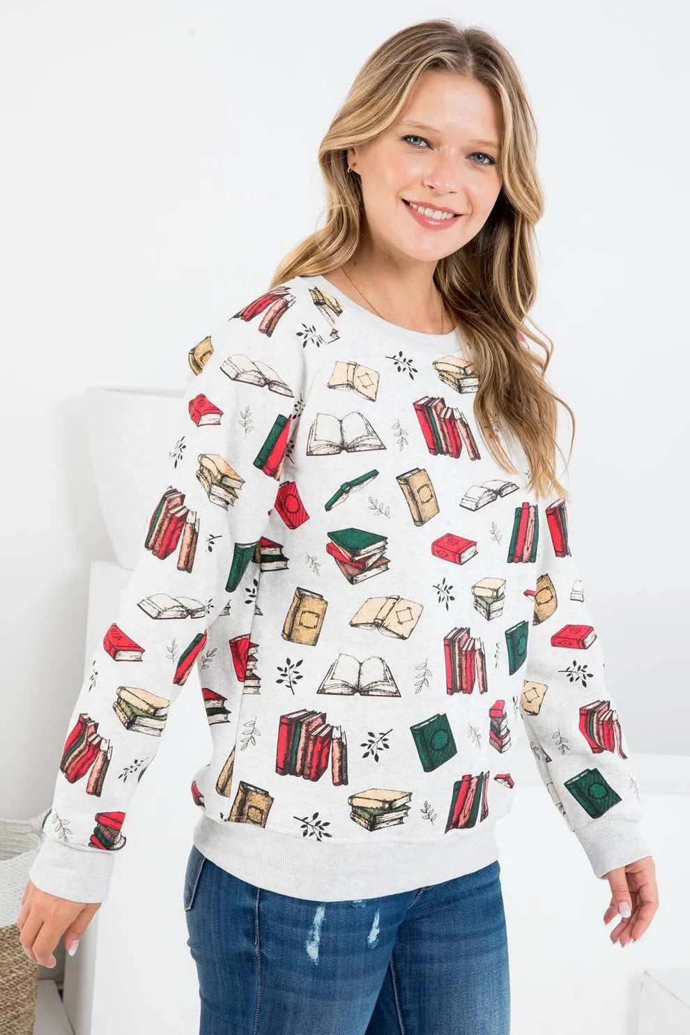 Retro Book Sweatshirt