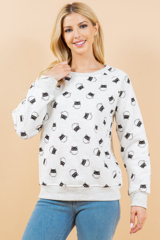 Cats in Teacups Sweatshirt