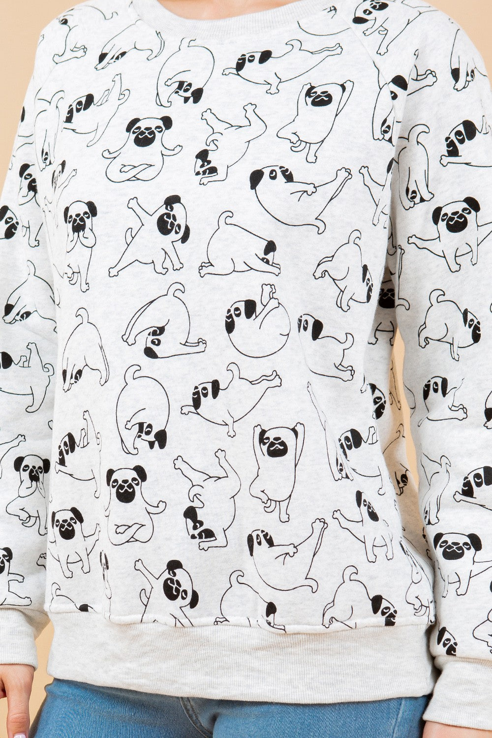 Yoga Pug Sweatshirt