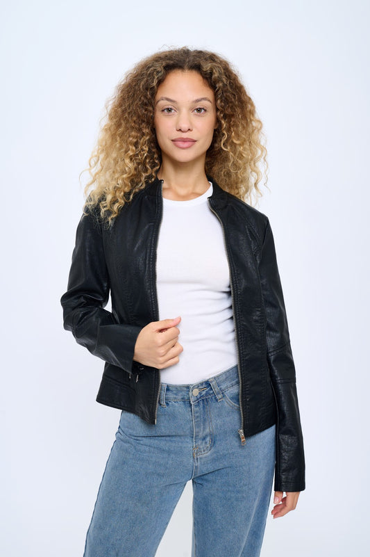 Eclipse Vegan Leather Jacket