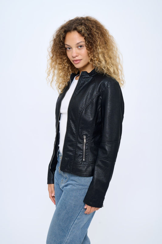 Eclipse Vegan Leather Jacket
