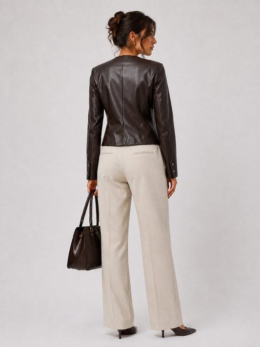 Ava Collarless Jacket