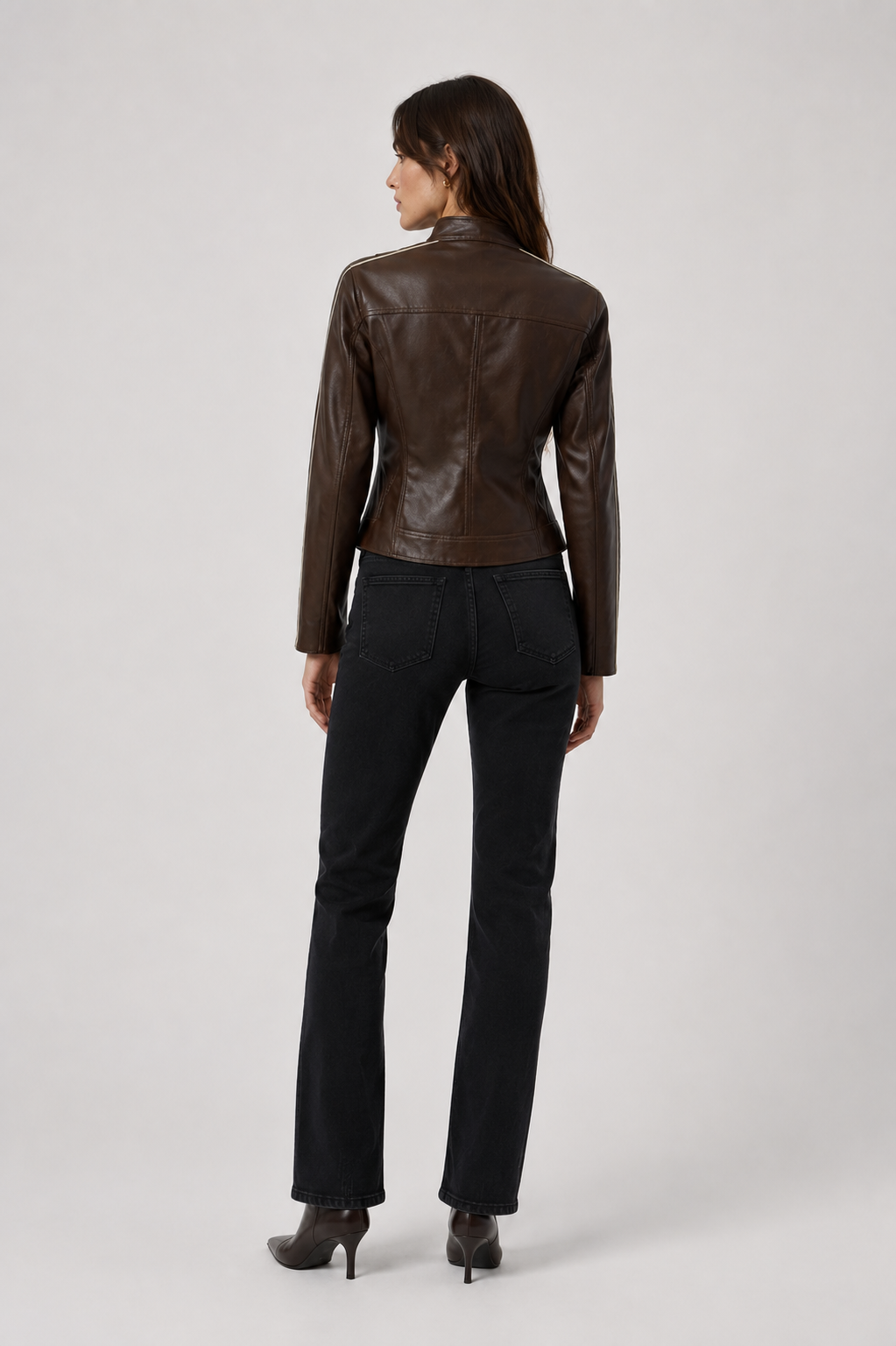 Contrast Stripe Racer Jacket