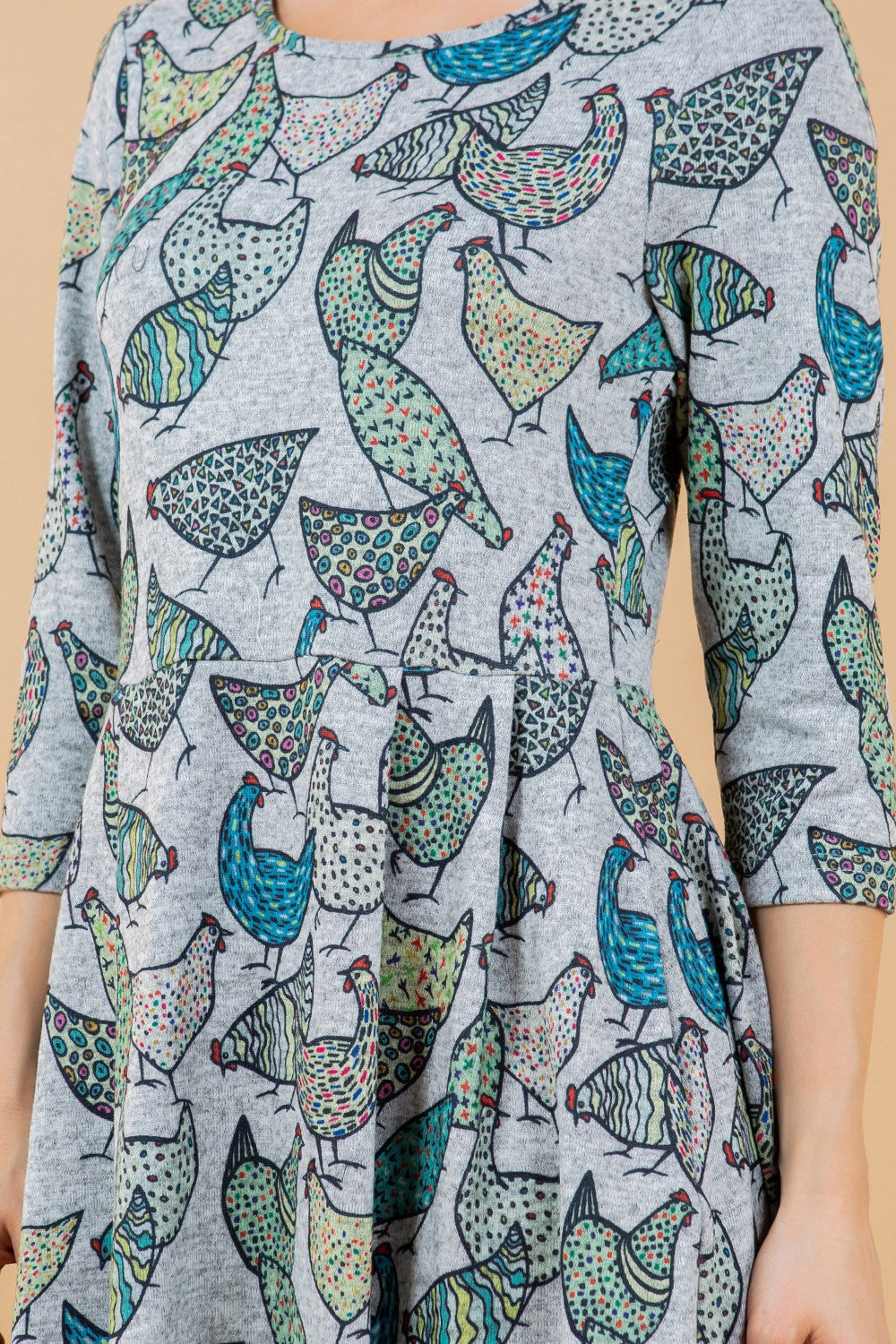 Chicken Sweater Dress