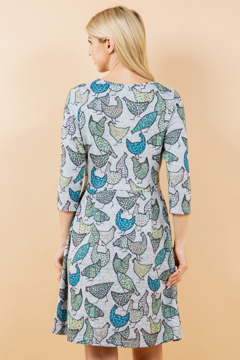 Chicken Sweater Dress
