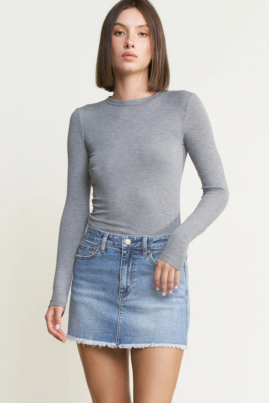 Denim Mini Skirt