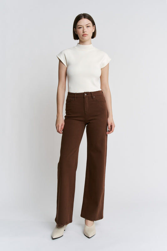 Brown High Rise Jeans