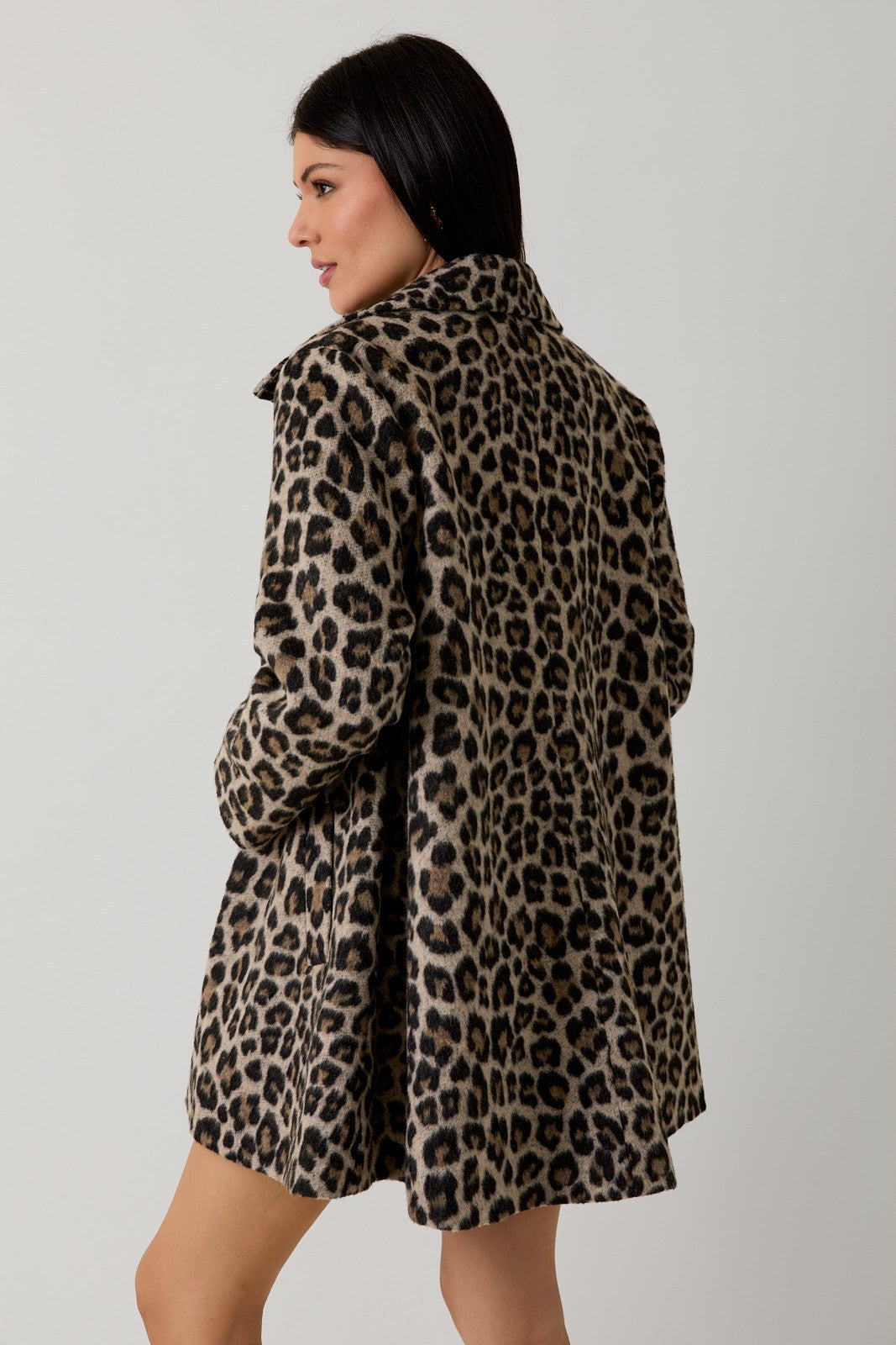 Animal Print Boucle Jacket