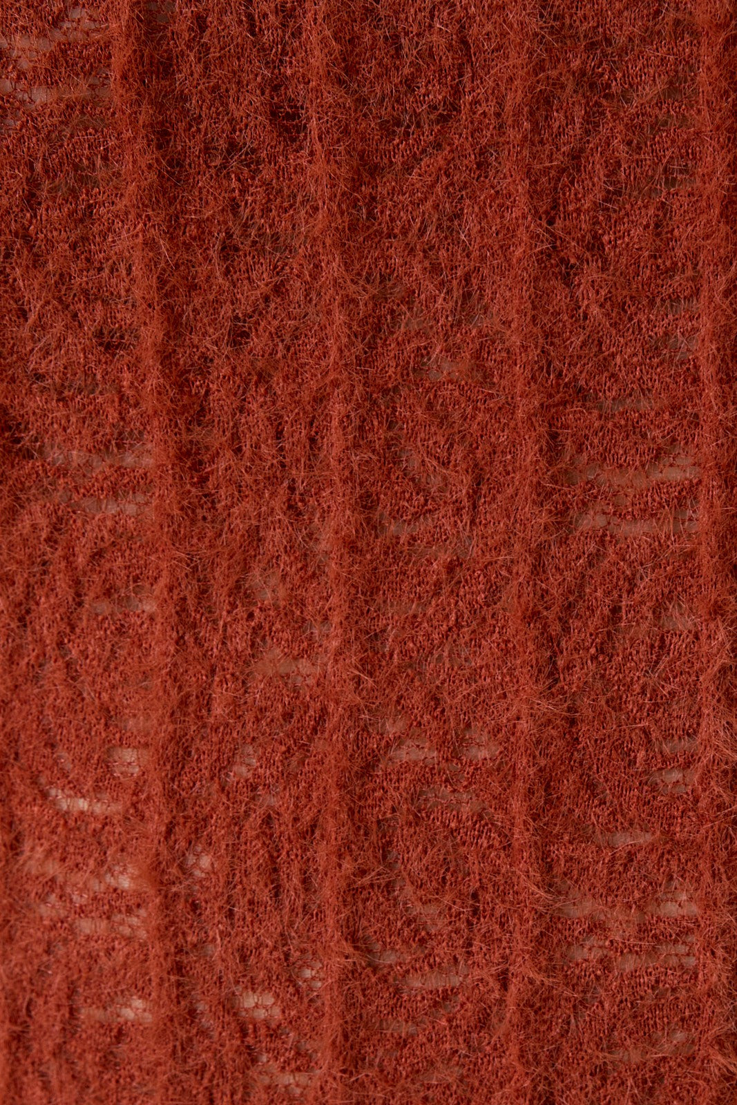 Brushed Lace Top - Rust