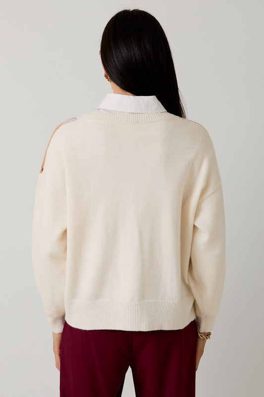 Argyle Cardigan Sweater