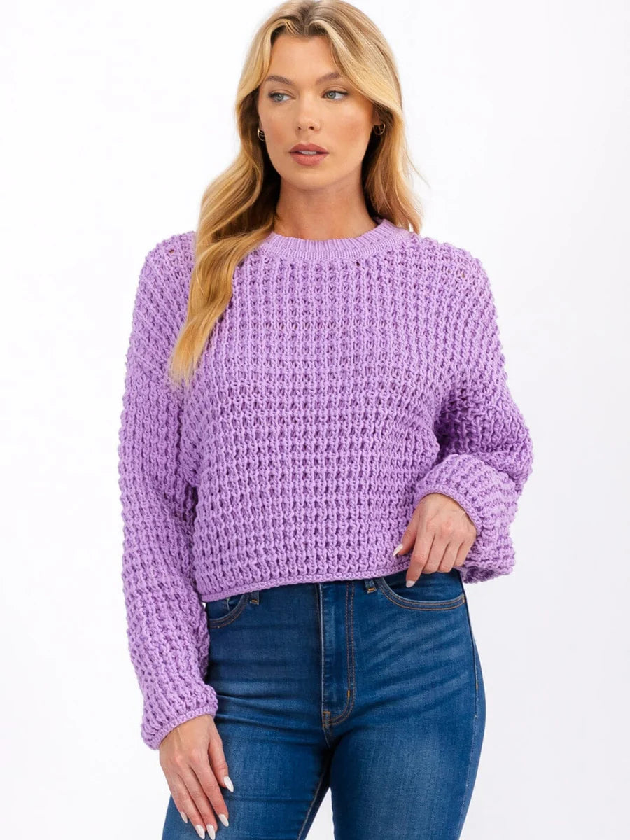 Lavender Dream Pullover Sweater