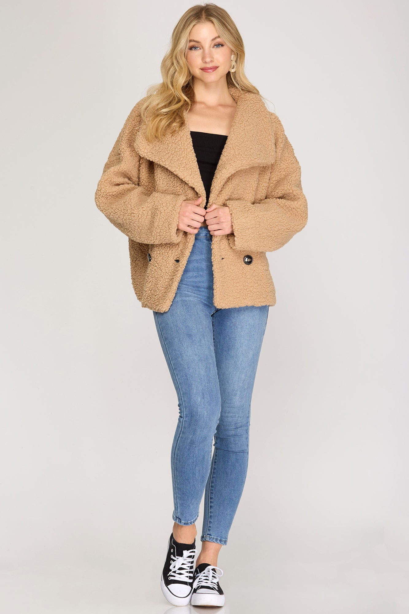 Oversized Teddy Bear Coat