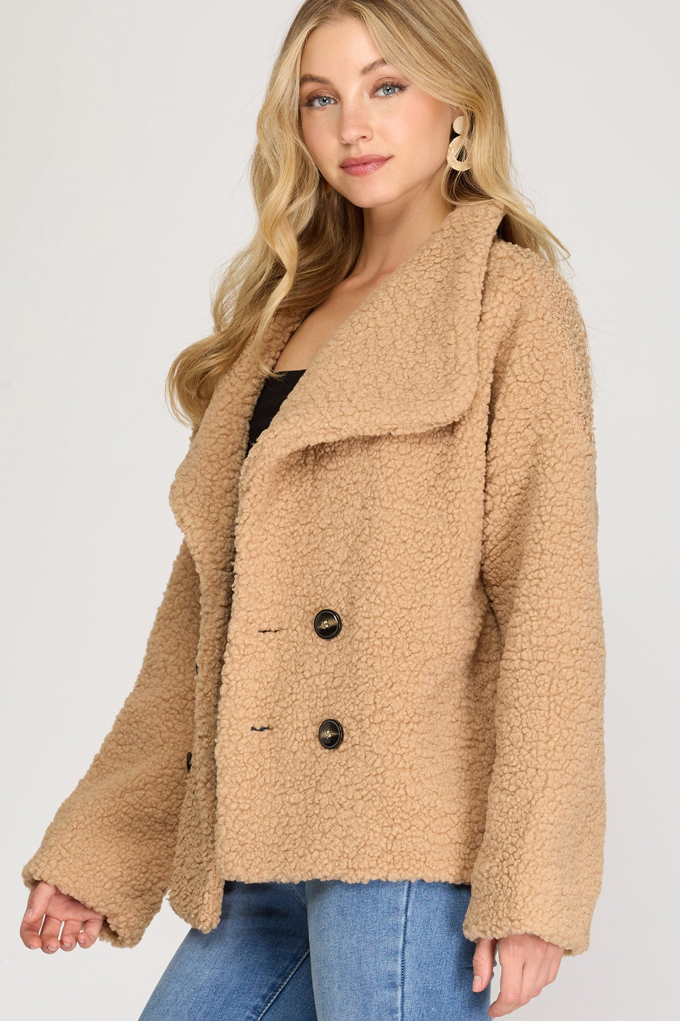 Oversized Teddy Bear Coat
